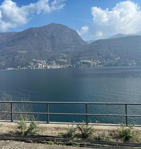 Bunker on opposite side of lake