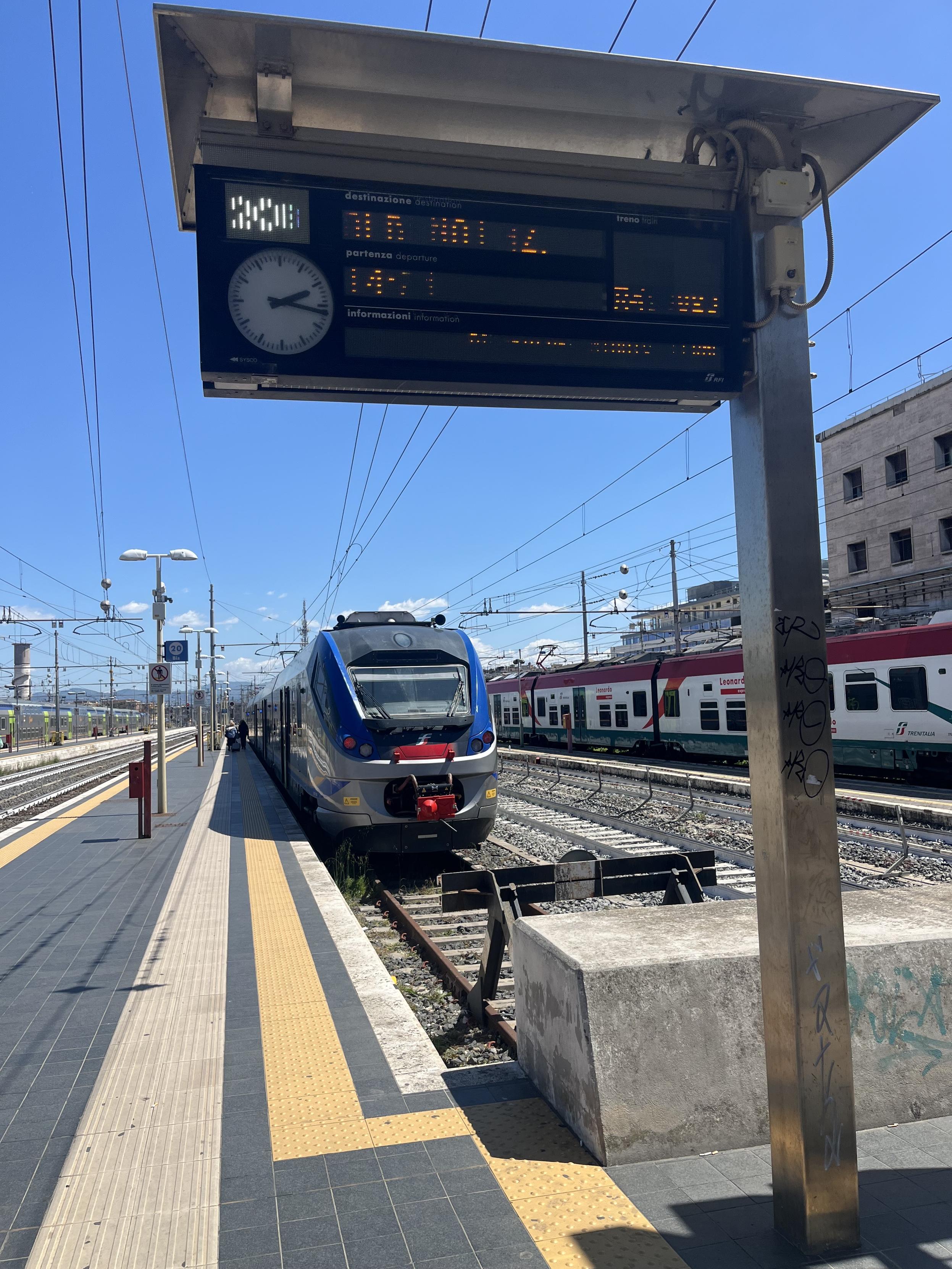 Termini to Castel Gandolfo train