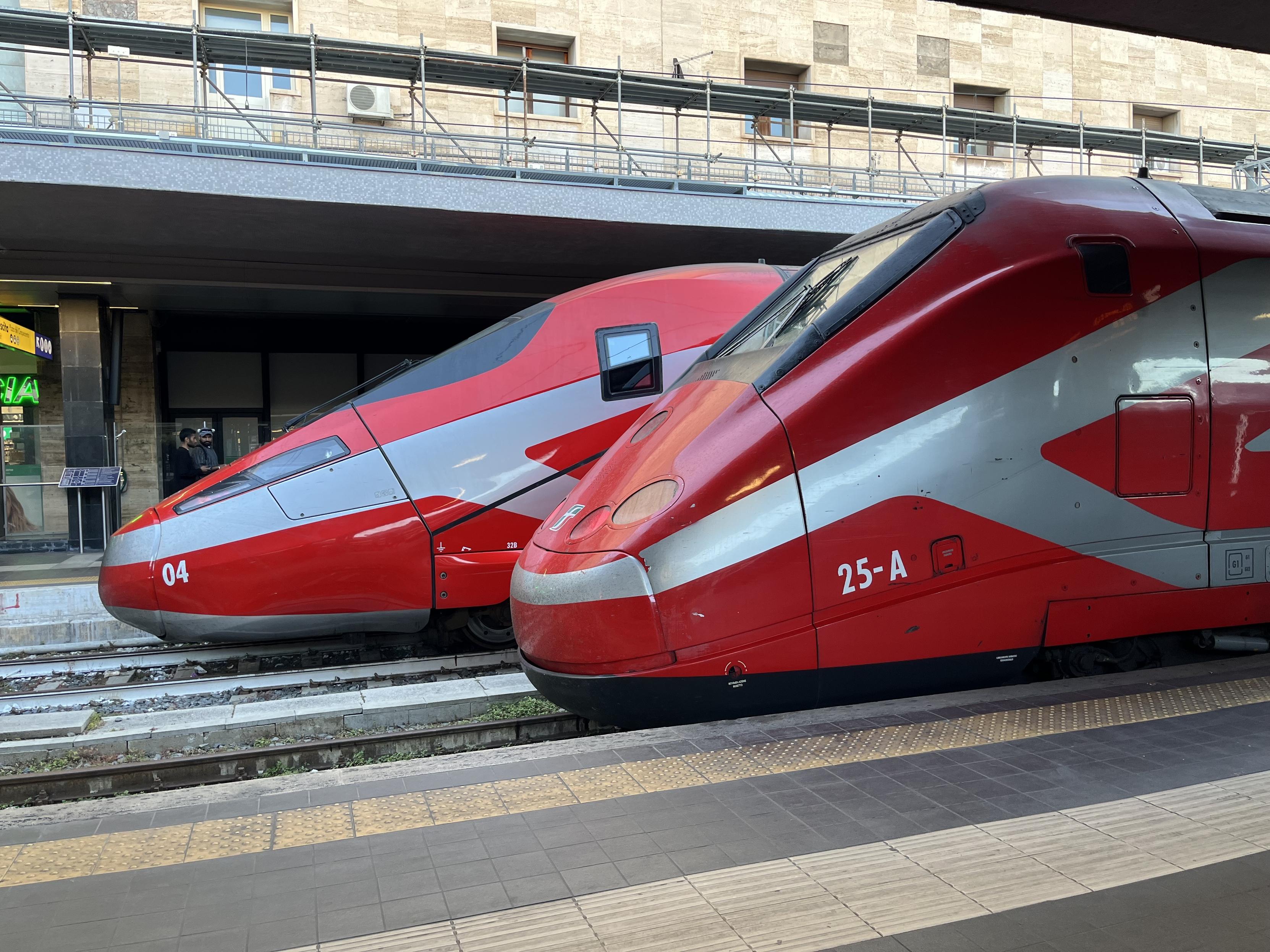 Frecciarossa ETR1000 and ETR500
