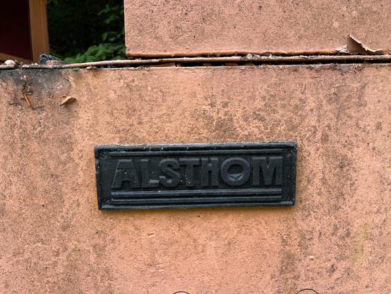 Alstom builder plate 