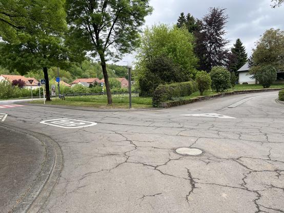 A boring road junction 