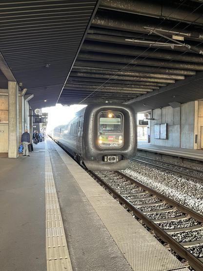 DSB IC3 rubber nose DMU, seen here - I think! - in Odense station
